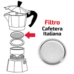 Junta de goma para cafetera italiana o cafetera moka express