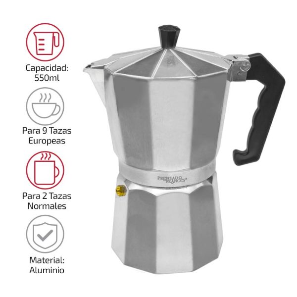 Cafetera Italiana y Cafe de 250gr - Imagen 2