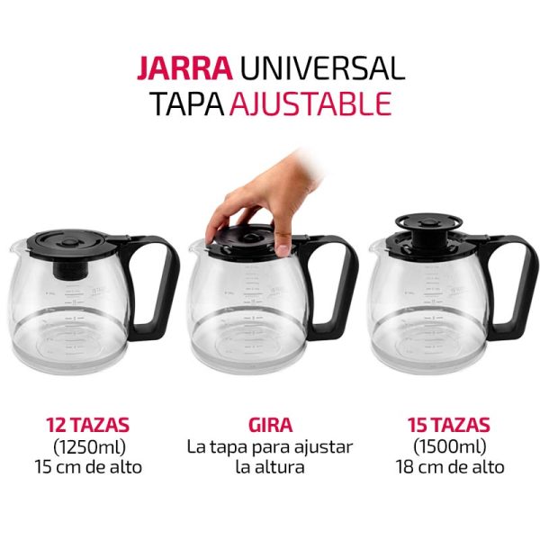 Jarra Universal Para Cafetera 12 a 15 Tazas - Imagen 3